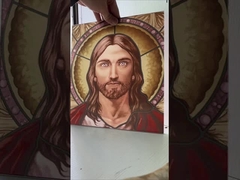 緩和された芸術ガラス